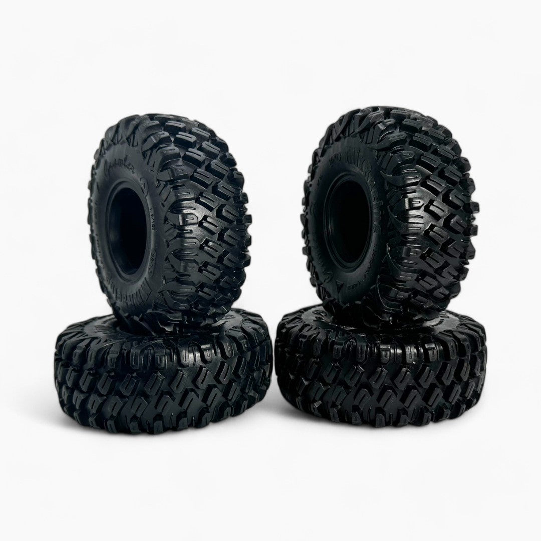 1.9 inch Rubber Tires 120mm for SCX10 D90 TRX4 1/10 Scale
