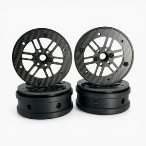 2.2 inch Metal/Carbon Fiber Rims for 1/10 Scale