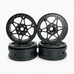 2.2 inch Metal/Carbon Fiber Rims for 1/10 Scale