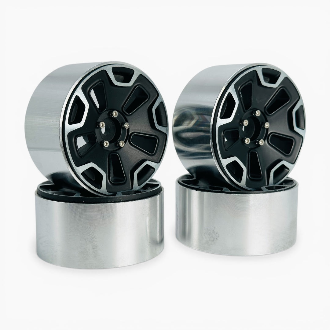 2.2 inch Metal/Carbon Fiber Rims for 1/10 Scale