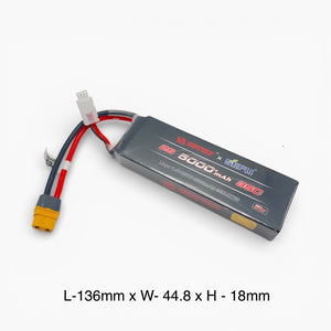 MJX Angry Snail 2S 5000 mAh 35C LiPo Battery