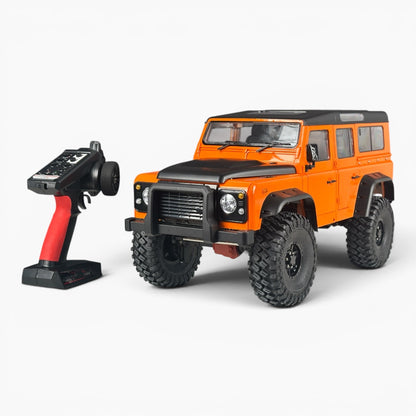 AUSTAR HOBBY Y-8802 1/10 scale 4WD Land Rover Defender D110 climbing vehicle - Orange