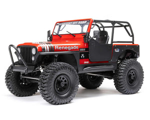 Axial 1/10 SCX10 III Jeep CJ-7 V2 4WD Brushed Rock Crawler RTR (Red) - AXI03008V2T1