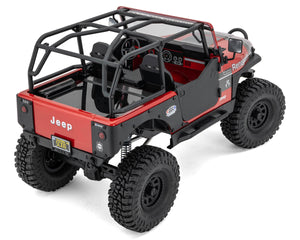 Axial 1/10 SCX10 III Jeep CJ-7 V2 4WD Brushed Rock Crawler RTR (Red) - AXI03008V2T1