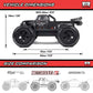 ARRMA 1/8 NOTORIOUS 6S BLX 4WD Brushless Monster Stunt Truck RTR Black (ARA8611V6T1)