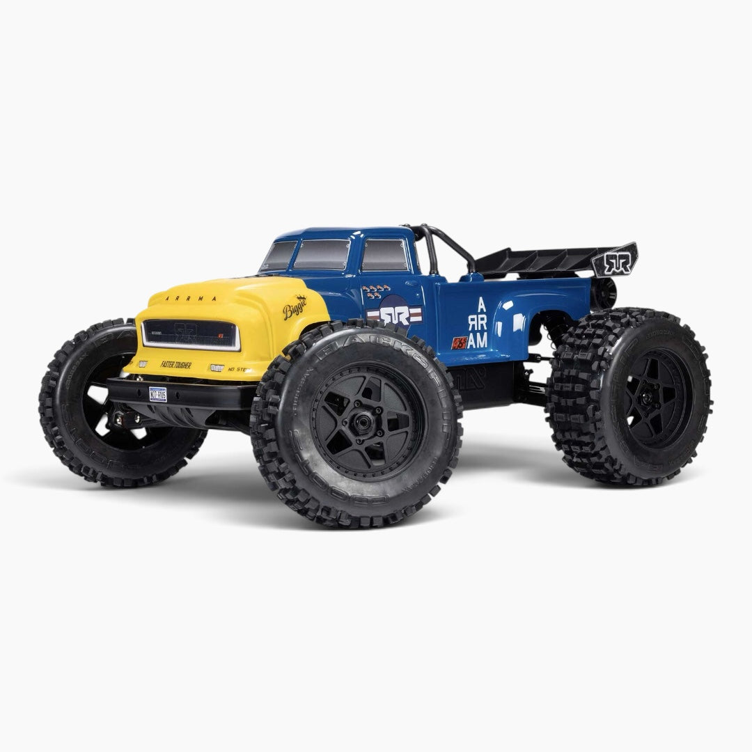ARRMA 1/8 NOTORIOUS 6S V6 4X4 BLX Brushless Stunt Truck RTR (Blue) - ARA8611V6T2
