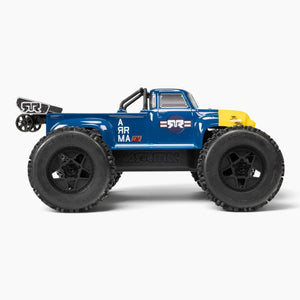 ARRMA 1/8 NOTORIOUS 6S V6 4X4 BLX Brushless Stunt Truck RTR (Blue) - ARA8611V6T2