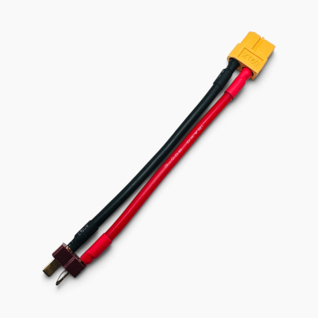 Amass XT60 Female to Deans Male T-Plug 100mm 12AWG Cable Adapter