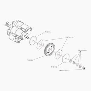 Traction Hobby Spare Slide Pad - TH01002