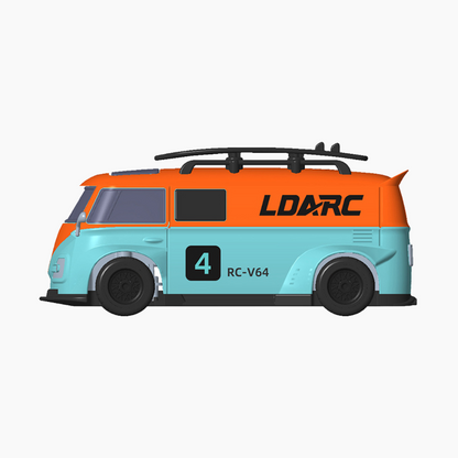 LDARC V64 1:64 Scale Mini Remote Control Racing Car RTR