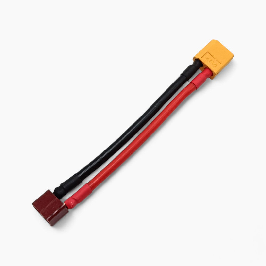 XT60 to Deans T Plug 100mm 12AWG Silicone Cable Adapter for RC LiPo Battery