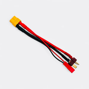 Amass XT60 Deans TJST Splitter 14AWG 150mm RC Lipo Battery Cable Extension Male Connector