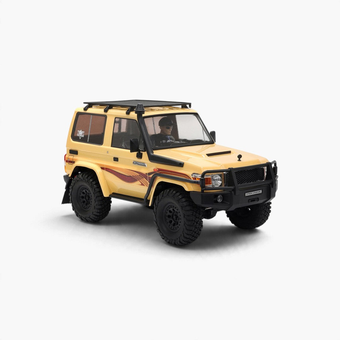 RGT EX86020 Intruder 1/10 4WD RC Crawler RTR - Beige — beige front right