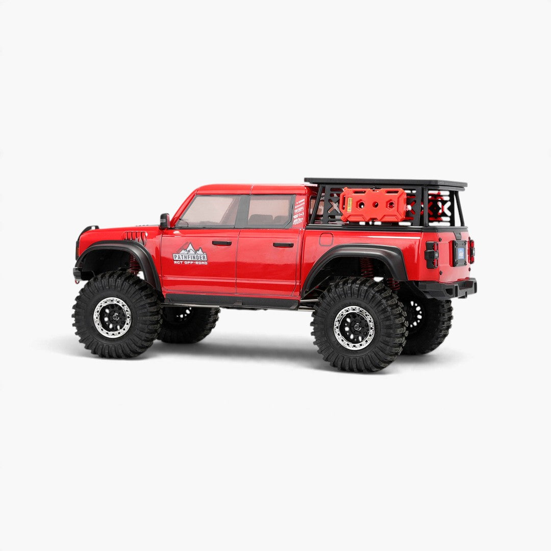 RGT Pathfinder EX86150 1/10 4WD RC Rock Crawler - Red/Green — red side