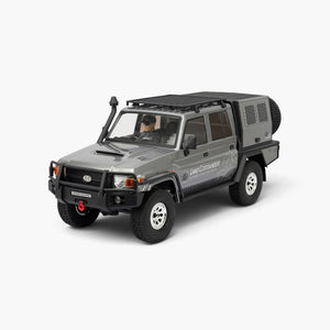RGT EX86160 1/10 LC79 Land Commander 4WD RC Rock Crawler - Gray — gray front left