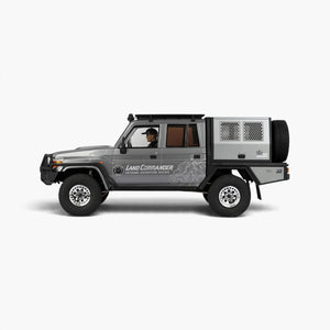 RGT EX86160 1/10 LC79 Land Commander 4WD RC Rock Crawler - Gray — gray side