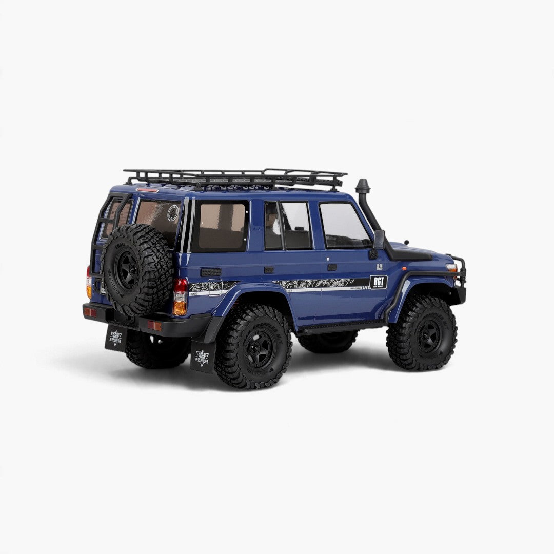 RGT EX86190 Rescuer 1/10 4WD Off-Road Crawler - Blue — blue rear right