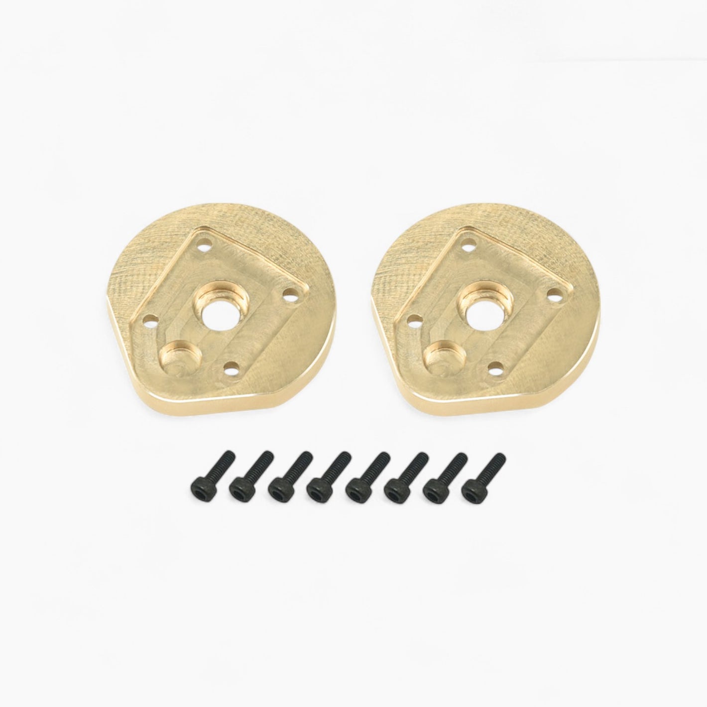 Front and Rear Axle Brass Weight Gear Cover (2 pcs) Upgrade for MJX H12Y - 1263