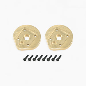 Front and Rear Axle Brass Weight Gear Cover (2 pcs) Upgrade for MJX H12Y - 1263