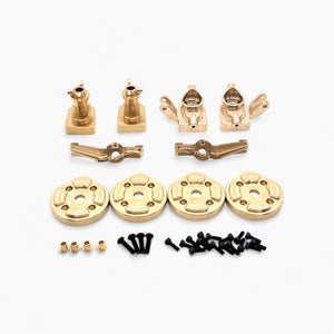 Front Axle steering Cup + C-hub + Rear Hub + Gear Cover Weight Upgrade for MJX H12Y - 1277