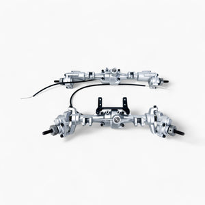 Aluminum Front / Rear Axle, Wheel Hub & Tire Upgrade Kit for MJX H8H