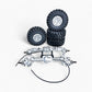 Metal Aluminum Front and Rear Axle Wheel Hub Tire Upgrade for MJX H8H
