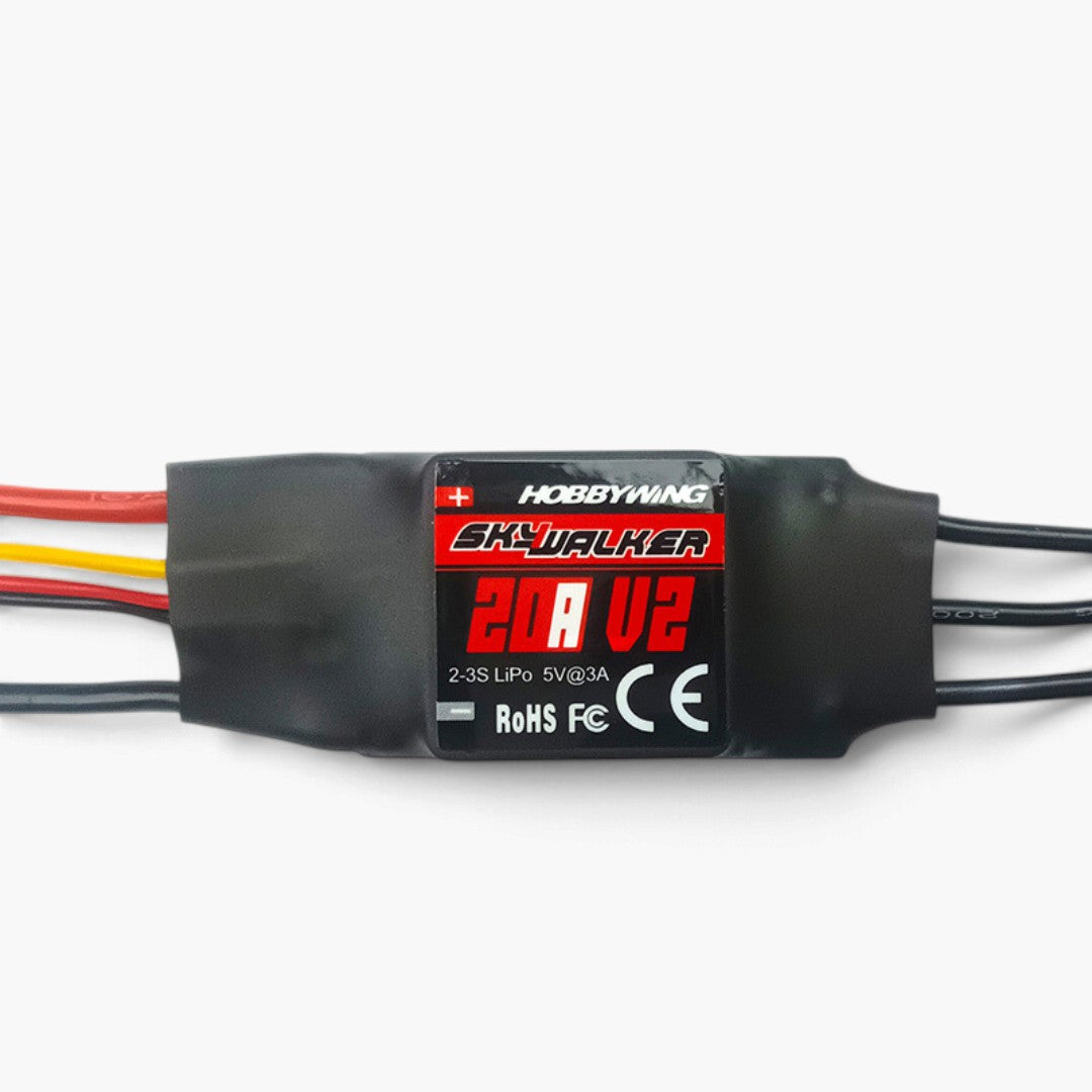 Hobbywing Skywalker 20A V2 Brushless ESC (2-3S) — 20A V2 label