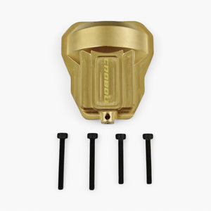 Brass Front Axel Diff Covers Spare Part for RLAARLO MK-07 - 304