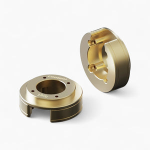 Heavy Weight Brass Outer Portal Drive Housing (Front & Rear) Upgrade for RLAARLO MK-07 - RJ062