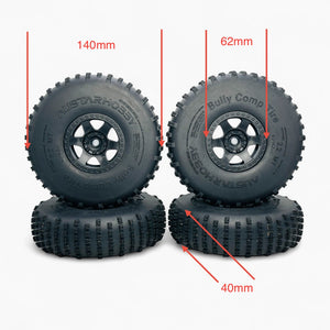 2.2 inch 40x144mm Tire Bully Comp Tire for RC HOTSPOT Apex Crawler CF - 8022B