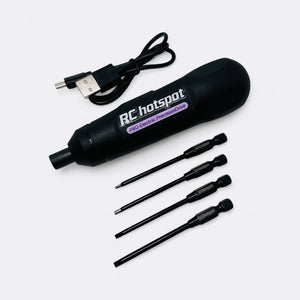 Automatic Integrated Mini Power Tool with Black-Titanium Hex