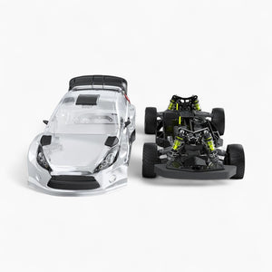 RLAARLO 1/10 XTS-F10 Brushless RC Rally Car Kit (Without Electric Parts) - Carbon Fiber