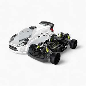 RLAARLO 1/10 XTS-F10 Brushless RC Rally Car Kit (Without Electric Parts) - Carbon Fiber