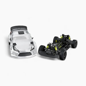 RLAARLO 1/10 XTS-F10 Brushless RC Rally Car Kit (Without Electric Parts) - Carbon Fiber