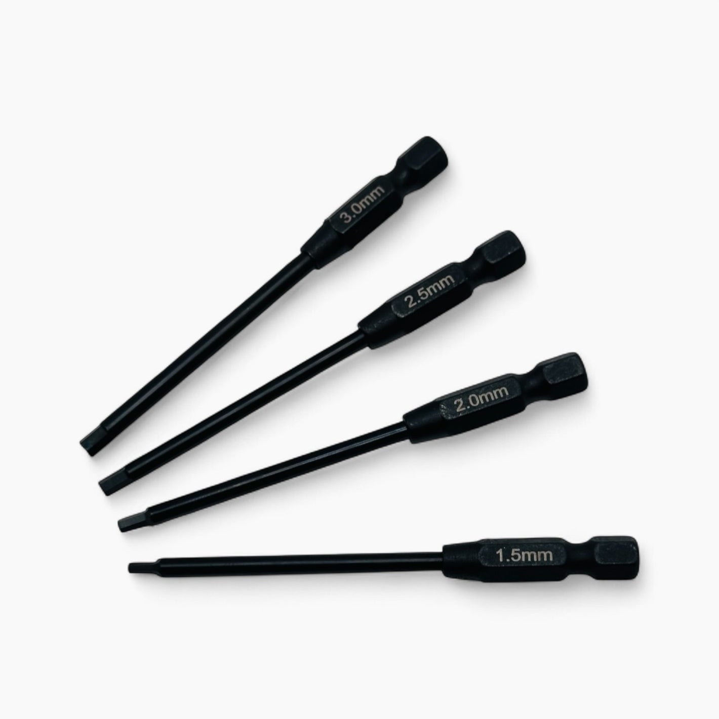 High End Black Titanium Tips - 1201
