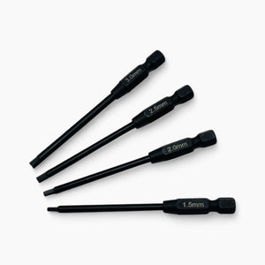 High End Black Titanium Tips - 1201