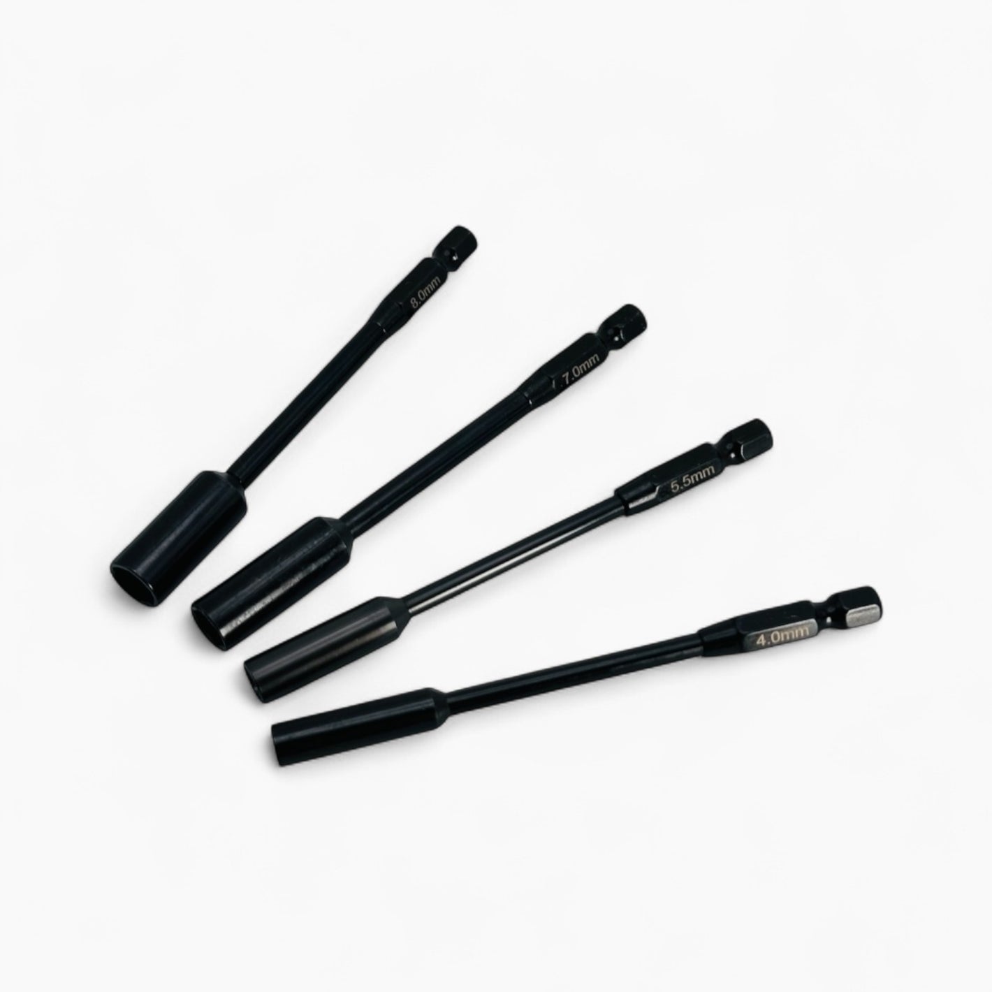 High End Black Titanium Tips - 1202