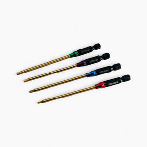 High End Black and Gold Titanium Tips with Colorful Parts