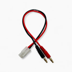 Amass Tamiya to 4mm Banana Plug Charge Adapter Cable 14AWG for RC LiPo Battery IMAX B6 Charger