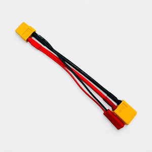 Amass XT60 Deans TJST Splitter 14AWG 150mm RC Lipo Battery Cable Extension Male Connector