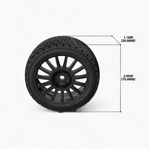 Tire Assembly (White) Spare Part for RLAARLO XTS-F10 - 084