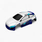 White XTS Rally 1.2mm PC Car Body Spare Part for RLAARLO XTS-F10 - 079