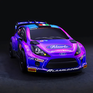 Purple XTS Rally 1.2mm PC Car Body Spare Part for RLAARLO XTS-F10 - 080