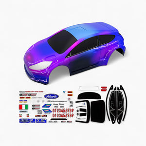 Purple XTS Rally 1.2mm PC Car Body Spare Part for RLAARLO XTS-F10 - 080
