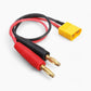 XT60 Male to 4mm Banana Plug Charge Adapter Cable 12AWG for RC LiPo Battery IMAX B6 Charger