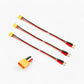 XT60 Male to 4mm Banana Plug Charge Adapter Cable 12AWG for RC LiPo Battery IMAX B6 Charger