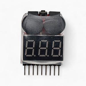 LiPo Checker Low Voltage Tester Buzzer Alarm 1-8S for RC LiPo Battery & Remote Control Toys