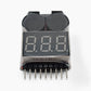 LiPo Checker Low Voltage Tester Buzzer Alarm 1-8S for RC LiPo Battery & Remote Control Toys