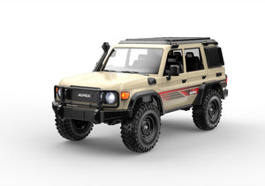 MJX H10G sandy yellow RC crawler, front three-quarter view