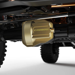 Brass Front Axel Diff Covers Spare Part for RLAARLO MK-07 - 304